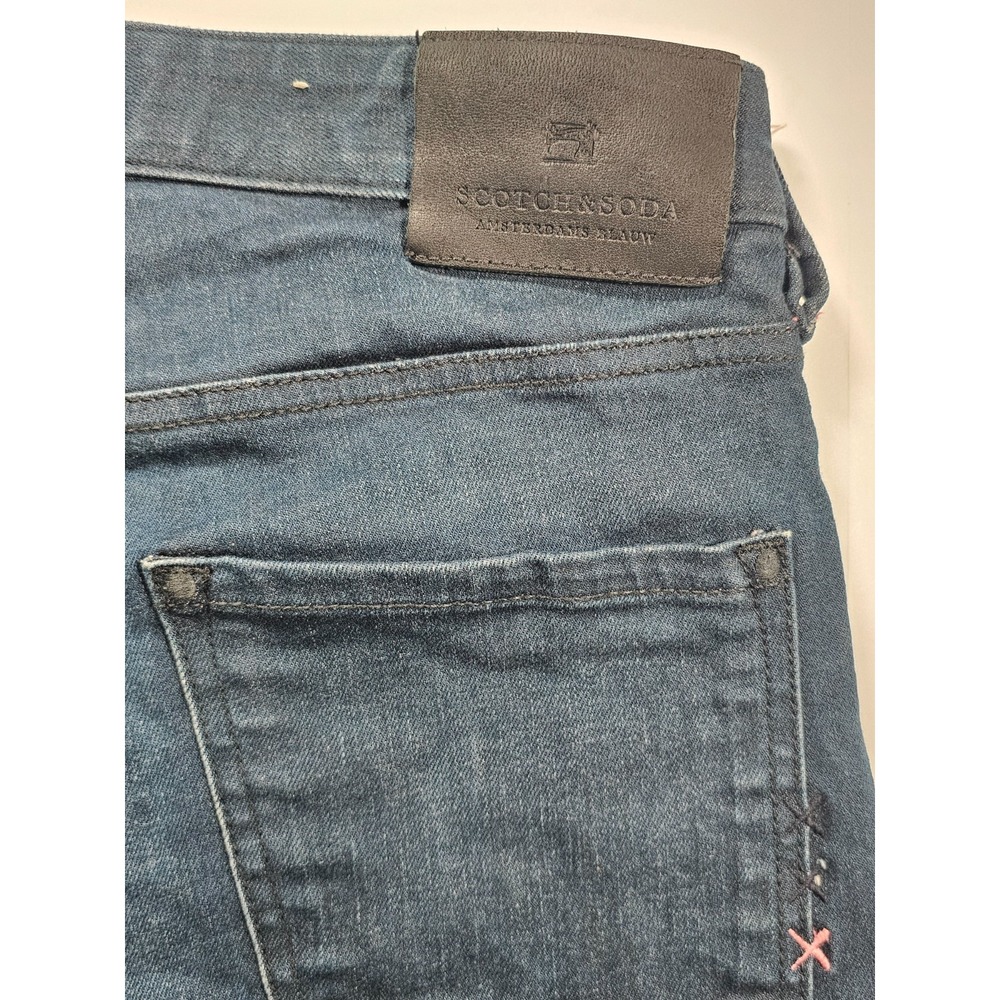 Scotch And Soda Men's Jeans 31x32 Ralston Blauw Preppy - Picture 6 of 15
